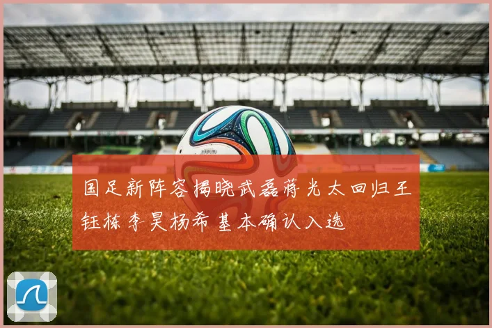 国足新阵容揭晓武磊蒋光太回归王钰栋李昊杨希基本确认入选